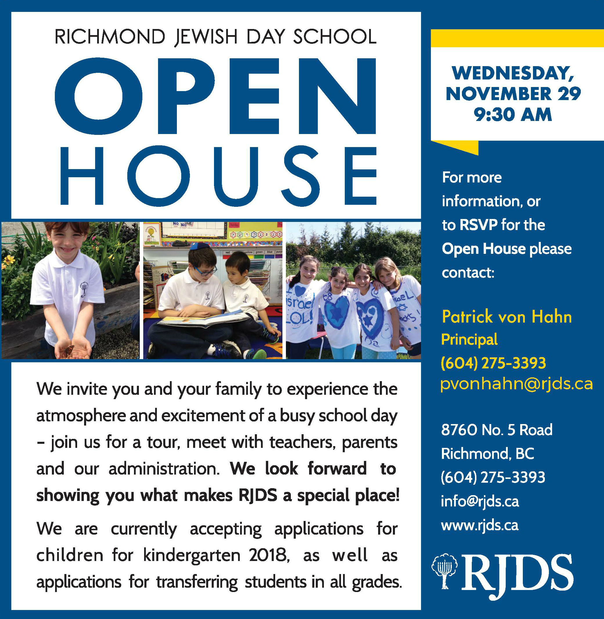 RJDS open house | Kehila Society